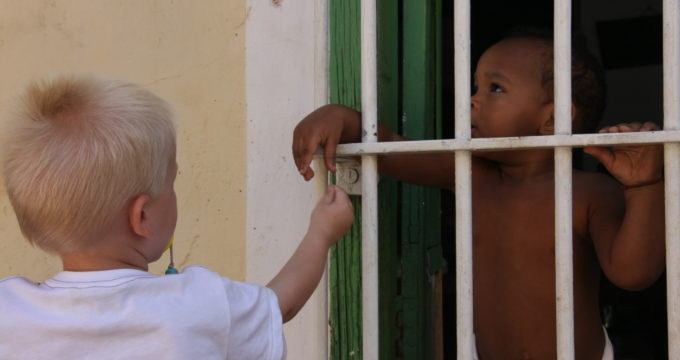 Cuba met kinderen