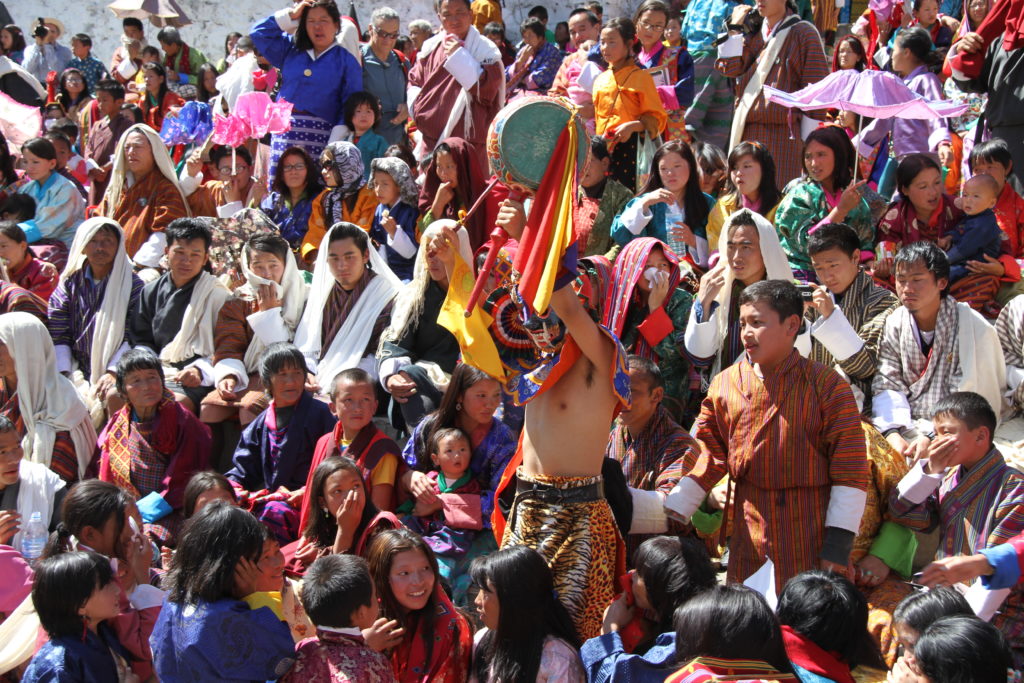 Bhutan met kinderen reisfoto's