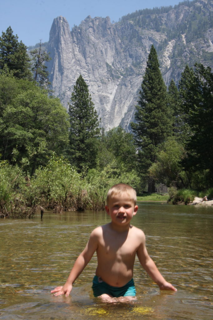 Yosemity Amerika met kinderen