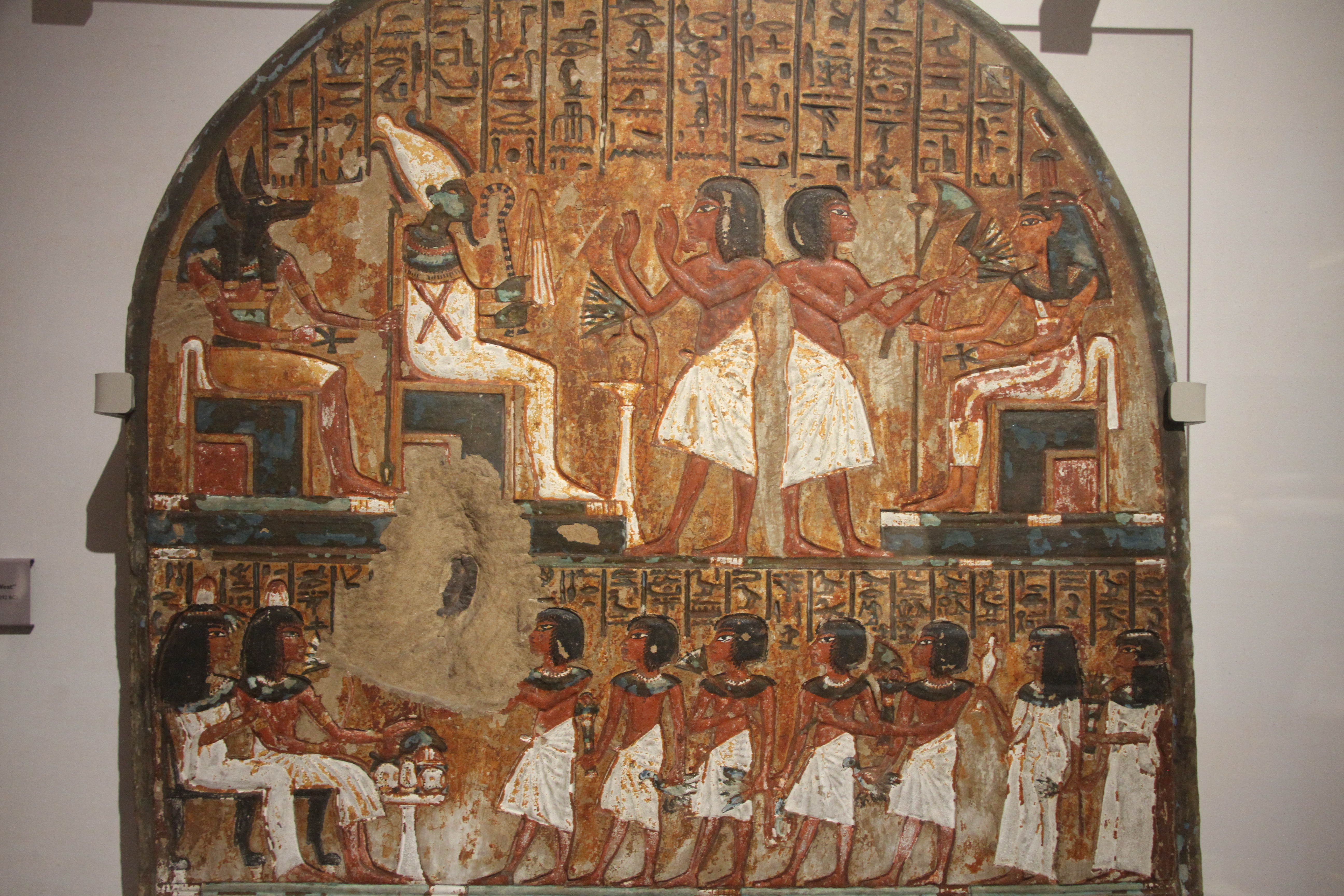 Egyptisch museum Turijn met kinderen