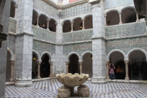 Palacio de Pena Sintra met kinderen